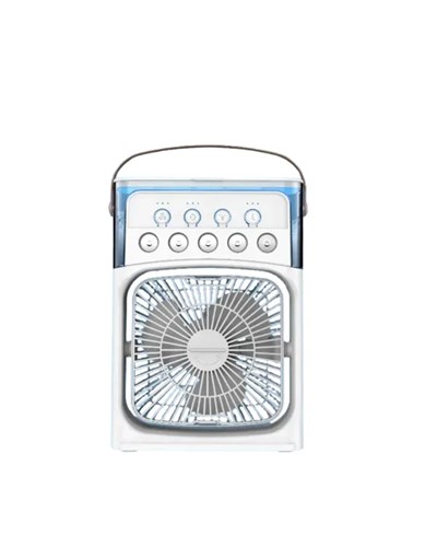 Mini Klima Fan | USBli, 7 Renk Gece Işığı, 3ü 1 Arada Fonksiyon