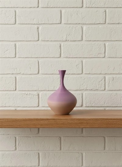 Mini Rainbow Dekoratif Vazo 8 cm Renk Geçişli Modern Tasarım