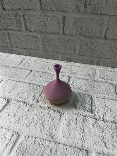 Mini Rainbow Dekoratif Vazo 8 cm Renk Geçişli Modern Tasarım