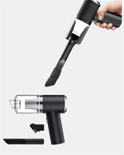 Mini Şarjlı Araç Süpürgesi – 120W Güçlü Motor, 5500PA Vakum Emiş, Yıkanabilir Filtre