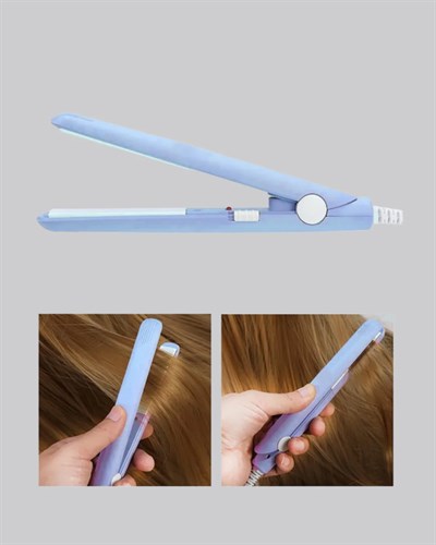 Mini Seramik Saç Düzleştirici – Kompakt Boy, 180°C Hızlı Isınma, Seyahat Tipi