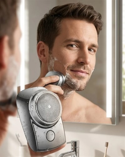 Mini Shaver Sıfır Sakal Taşınabilir Şarjlı Tıraş Makinesi IPX6 Korumalı USB