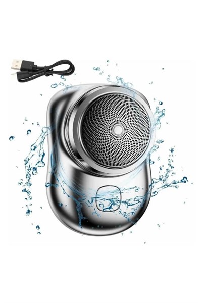 Mini Sıfır Sakal Yanak Tıraş Makinesi USB Şarjlı Sıfır Sakal Taşınabilir Korumalı