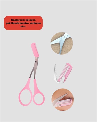 Mini Taraklı Kaş Düzeltici – Hassas Şekillendirme ve Taşınabilir Tasarım