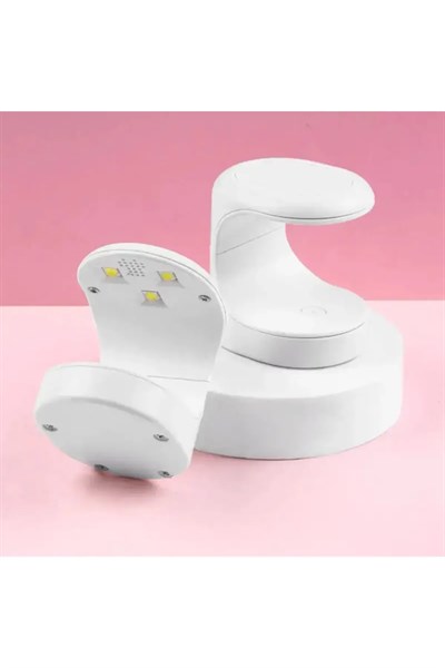 Mini Uv Led Işık Oje Tırnak Kurutucu Tasarımlı Express Protez Tırnak Kiti Kurutma Cilası