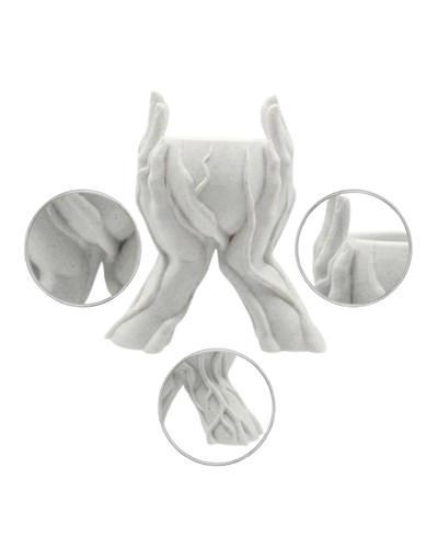 Minimalist El Tasarımlı Dekoratif 3D Saksı Vazo Modern Masa Dekoru