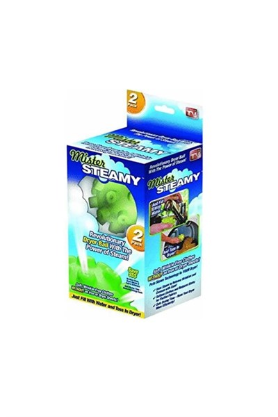 Mister Steamy Buharlı Çamaşır Kurutma ve Ütü Topları Pratik 2li