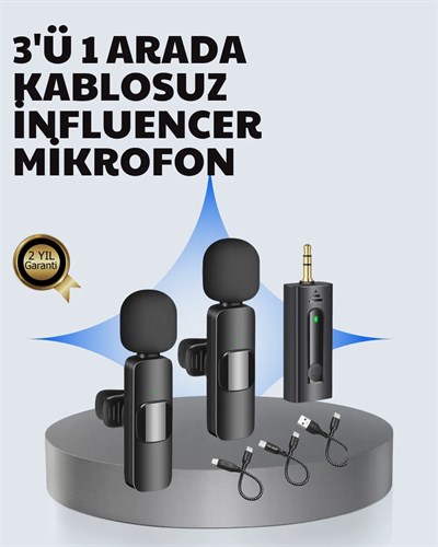 Mobil Uyumlu Mikrofon - Dış Mekân İçin İdeal