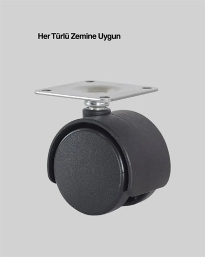 Mobilya Tekerleği 6 cm Kilitsiz Tekli Satış