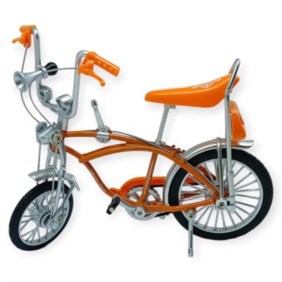 Model Araçlar - 1:8 Metal Retro Pinokyo Bisiklet - Die -Cast 17 cm