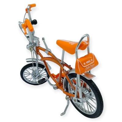 Model Araçlar - 1:8 Metal Retro Pinokyo Bisiklet - Die -Cast 17 cm