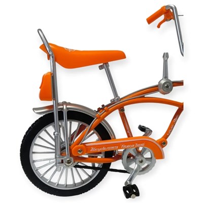 Model Araçlar - 1:8 Metal Retro Pinokyo Bisiklet - Die -Cast 17 cm