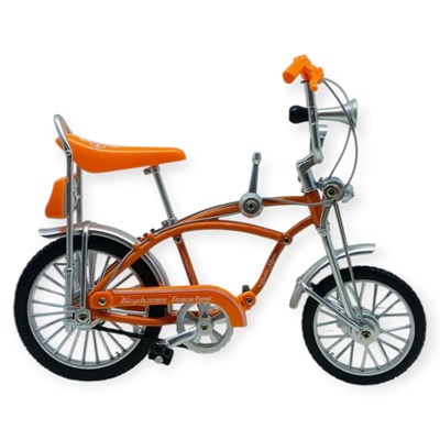 Model Araçlar - 1:8 Metal Retro Pinokyo Bisiklet - Die -Cast 17 cm
