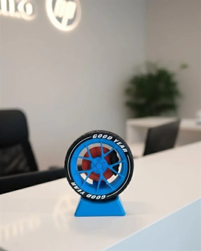 Modern Ofis Dekoru Jant Görünümlü Masa Üstü Aksesuar