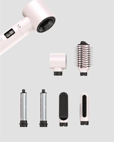 Motorlu LCD Ekranlı Saç Şekillendirme Seti