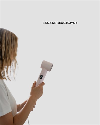 Motorlu LCD Ekranlı Saç Şekillendirme Seti