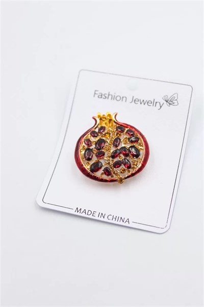 Nar Broş - Kırmızı