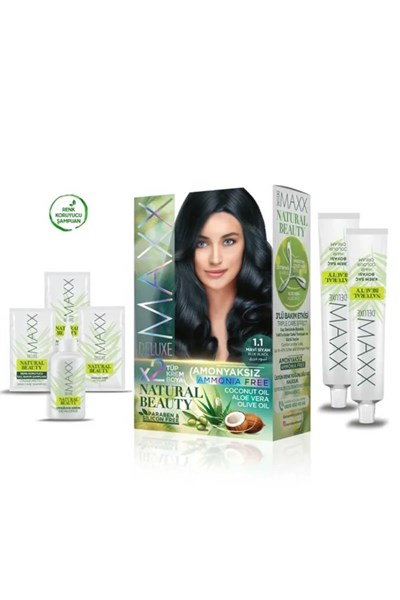 Natural Beauty Amonyaksız Saç Boyası 1.1 Mavi Siyah