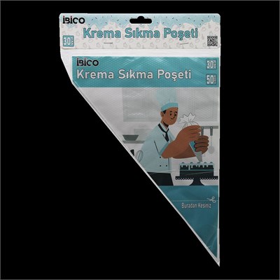 Naylon Krema Sıkma Poşeti 30 cm