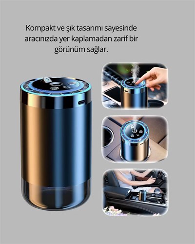 Nemlendirme ve Aromaterapi Özellikli Yıldız Işıklı Difüzör