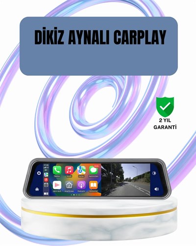 Ön Arka Kameralı Dokunmatik Dikiz Aynası 170° Geniş Açı