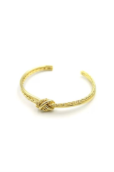 Örgü Bilezik - Altın