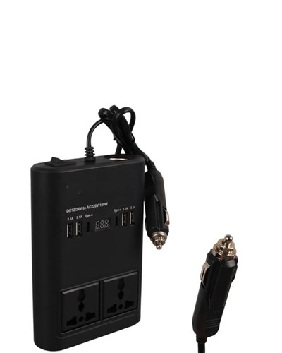 Oto Çakmaklık İnvertörü Çok Amaçlı 150W Elektrik Dönüştürücü