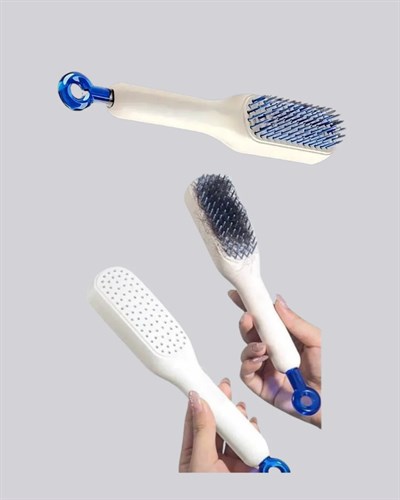 Otomatik Temizlemeli Saç Fırçası – Ergonomik Tasarım, Masaj Etkili, Elektriklenmeyi Önleyici