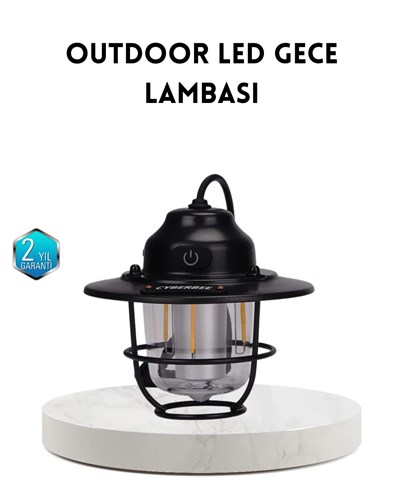 Outdoor Retro Kamp Işığı Uzun Ömürlü Pil Taşınabilir Suya Dayanıklı