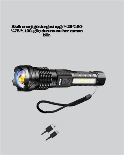 Outdoor ve Acil Durum İçin Güçlü LED El Feneri