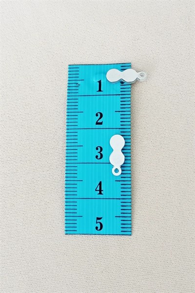 Oya Abiye Bileklik Kolye Pleksi Metalik Plastik Pul Gümüş Renk 8 gram 100 adet - BNC508