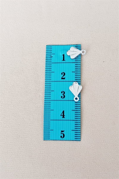 Oya Abiye Bileklik Kolye Pleksi Metalik Plastik Pul Gümüş Renk 8 gram 125 adet - BNC527