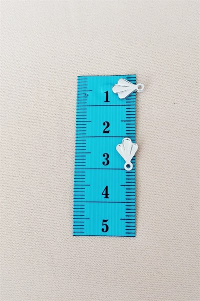 Oya Abiye Bileklik Kolye Pleksi Metalik Plastik Pul Gümüş Renk 8 gram 125 adet - BNC527