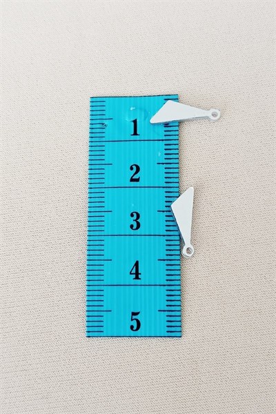 Oya Abiye Bileklik Kolye Pleksi Metalik Plastik Pul Gümüş Renk 8 gram 100 adet - BNC533