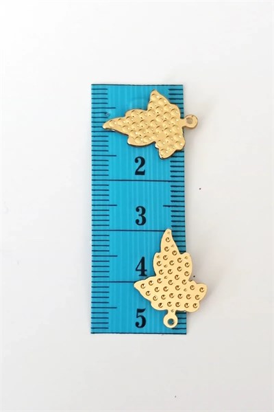 Oya Abiye Bileklik Kolye Pleksi Metalik Plastik Pul Altın Renk 24 gram 150 adet - BNC549