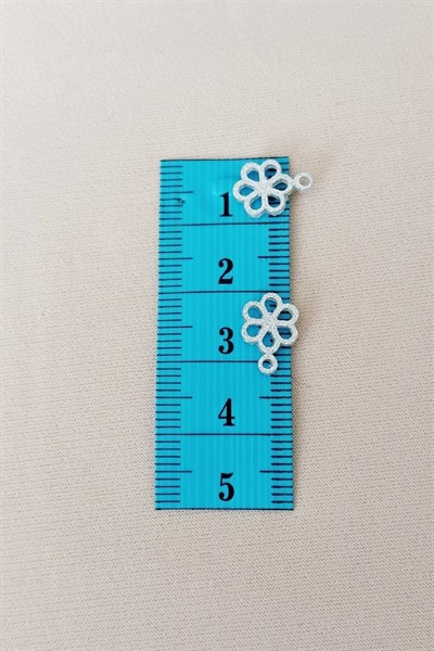 Oya Abiye Bileklik Kolye Pleksi Metalik Plastik Pul Gümüş Renk 24 gram 300 adet - BNC588