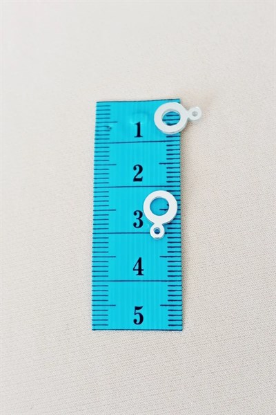 Oya Abiye Bileklik Kolye Pleksi Metalik Plastik Pul Gümüş Renk 8 gram 70 adet - BNC510