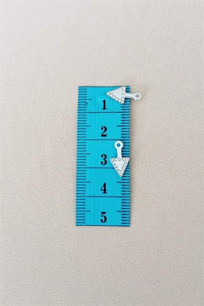 Oya Abiye Bileklik Kolye Pleksi Metalik Plastik Pul Gümüş Renk 8 gram 95 adet - BNC505