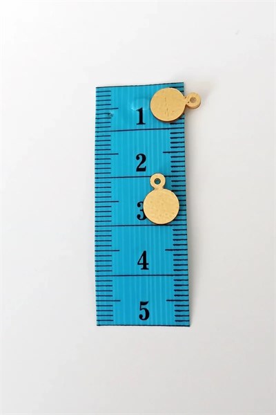 Oya Abiye Bileklik Kolye Pleksi Metalik Plastik Pul Altın Renk 8 gram 75 adet - BNC493