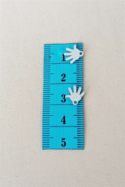 Oya Abiye Bileklik Kolye Pleksi Metalik Plastik Pul Gümüş Renk 24 gram 285 adet - BNC579