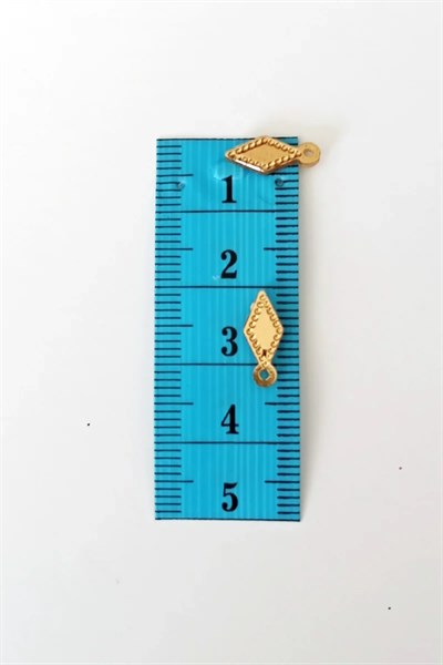 Oya Abiye Bileklik Kolye Pleksi Metalik Plastik Pul Altın Renk 8 gram 100 adet - BNC490