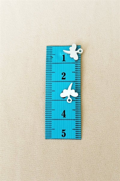 Oya Abiye Bileklik Kolye Pleksi Metalik Plastik Pul Gümüş Renk 24 gram 270 adet - BNC563