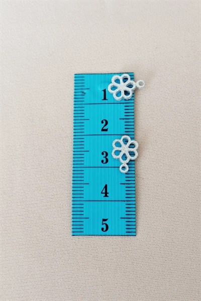 Oya Abiye Bileklik Kolye Pleksi Metalik Plastik Pul Gümüş Renk 24 gram 300 adet - BNC588