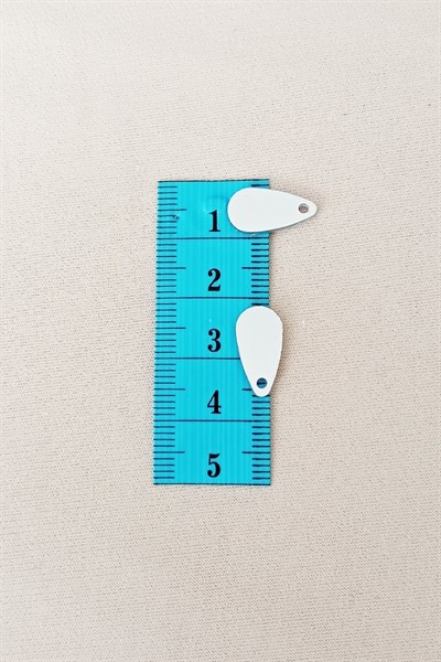 Oya Abiye Bileklik Kolye Pleksi Metalik Plastik Pul Gümüş Renk 8 gram 50 adet - BNC531