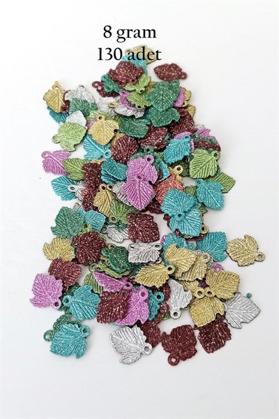 Oya Abiye Bileklik Kolye Pleksi Plastik Pul Karma Renk 8 gram 130 adet - BNC499