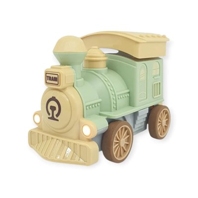 Oyuncak Tren Işıklı Sesli Bas Gitsin 14cm - YEŞİL