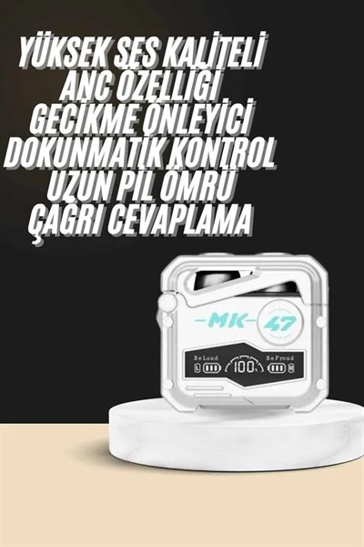 Oyuncu Kulaklığı Yeni Mekanik Kablosuz Kulaklık İos Android Uyumlu