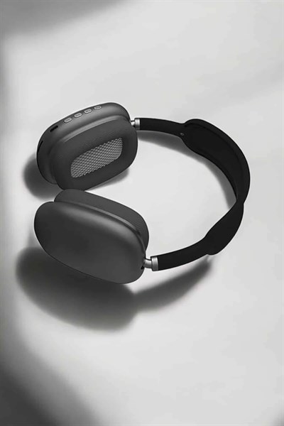 P9 Plus Hi-fi Ses Kalitesi Ayarlanabilir Mikrofonlu Bluetooth Kulaklık Siyah