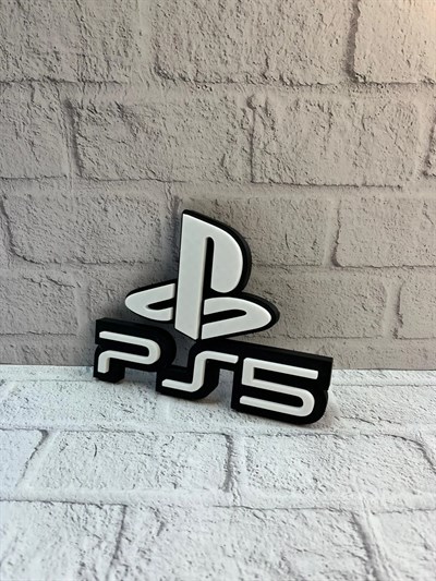 PS5 Logo Dekoratif Duvar Süsü Oyun Odası ve Salon Uyumu