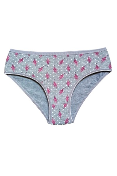 Pamuklu Geniş Kenarlı Likralı Desenli Bato Kadın Külot 5li Paket Set 1